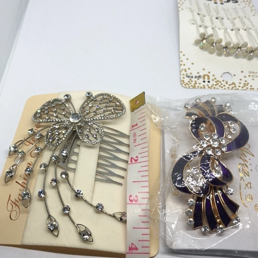 CURATED sparkling glam hair accessories bundle party special event